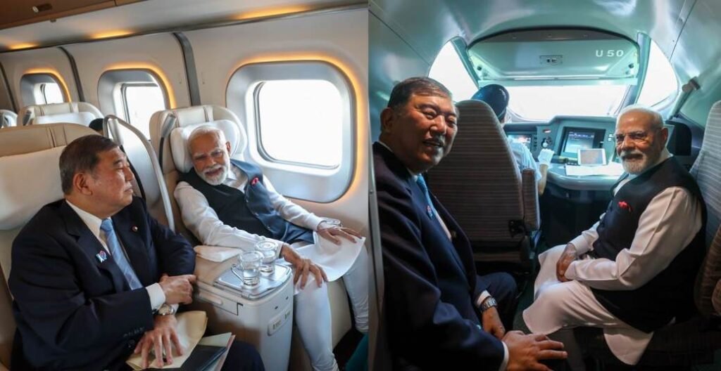 PM Modi takes a ride in Japan’s iconic bullet train – Dinalipi News ...